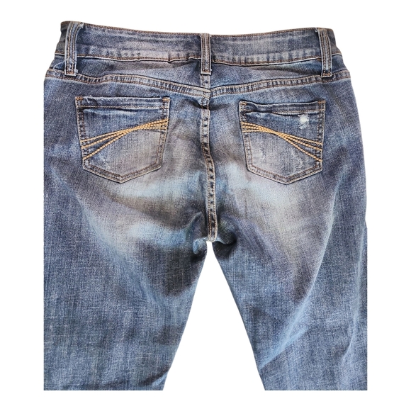 Stetson Pixie Stixs Skinny Jeans Size 10R Distressed Embellished Denim - Picture 5 of 12